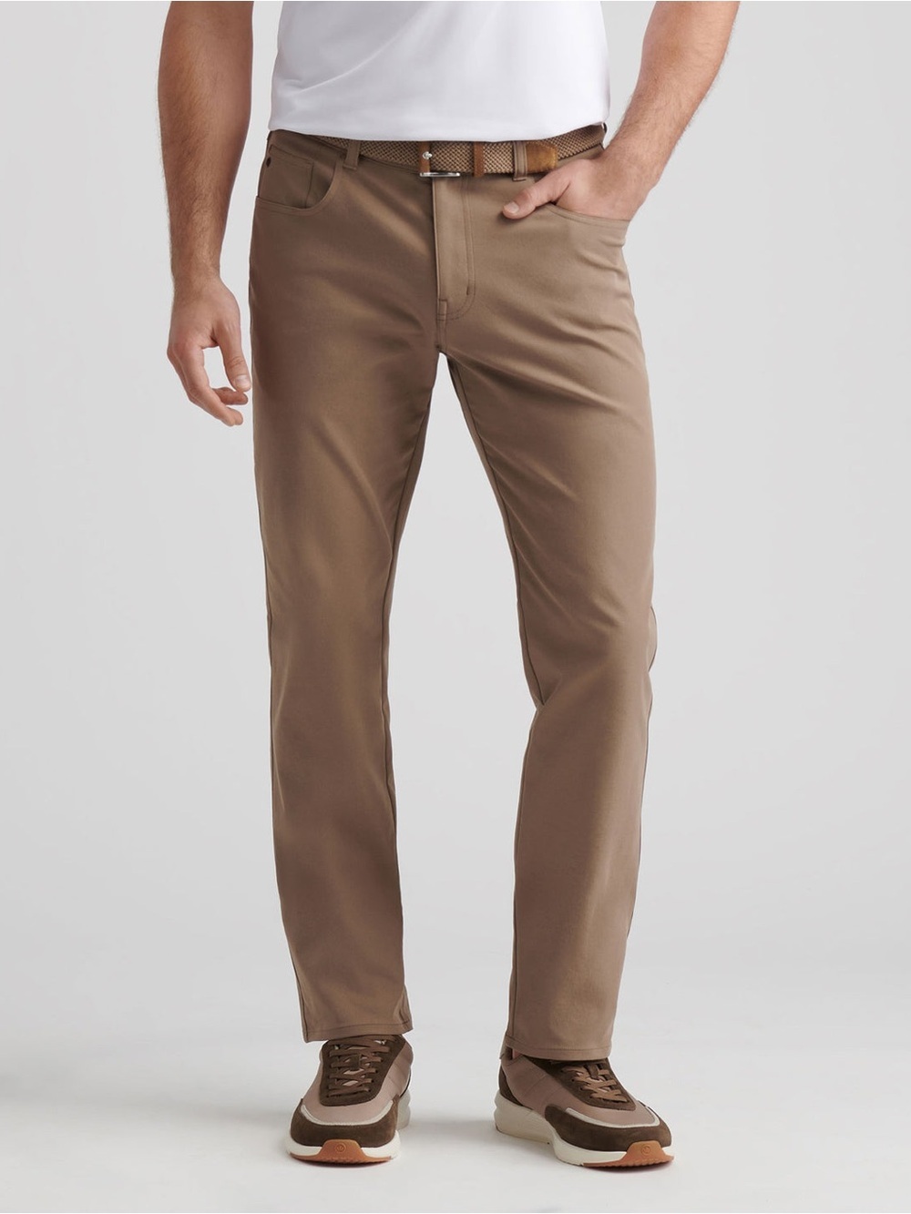 PETER MILLAR Crown Crafted Performance 5 Pocket Pants MF19EB510 Brown 42